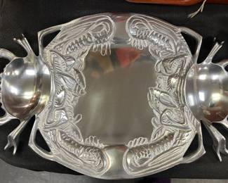crab serving dish 
