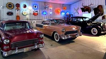 1955 Chevrolet Bel Air 2-door hardtop all original, two-tone coral and gray paint scheme, classic chrome trim, gorgeous interior, dual exhaust, part of the iconic “Tri-Five generation of Chevrolets, 61,891 original miles, runs and drives as it should, pristine condition, has all matching numbers