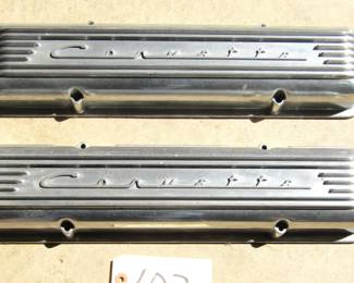 1950s Corvette aluminum valve covers