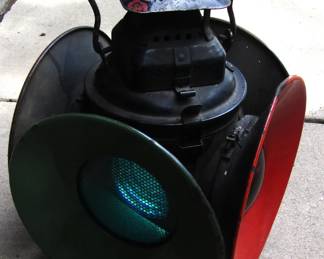 Adlake Railroad Lantern: 4-Way Train Signal Lamp