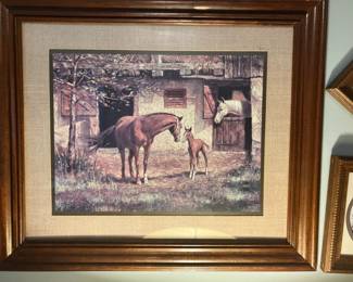 Vintage horse picture
