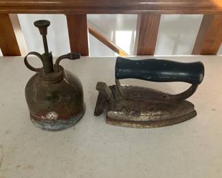 Brass spritzer, old iron