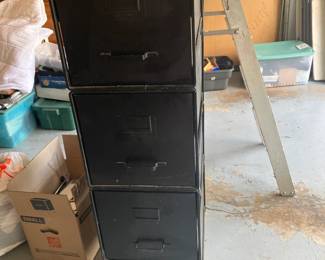 Stacking Shaw Walker file cabinets
