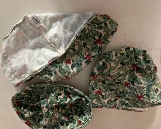 Longaberger "Holly" basket liners