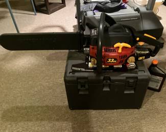Homelite gas powered chain saw