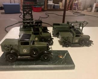 Yorkshire Co diecast toy trucks with Bell System logo