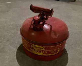 Vintage Brookins safety gas can
