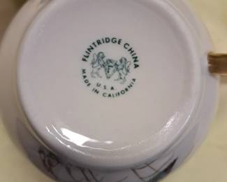 CALIFORNIA MARK ON DISH SET
