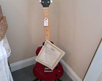 PAUL McARTNEY  GUITAR WITH SIGNATURE 