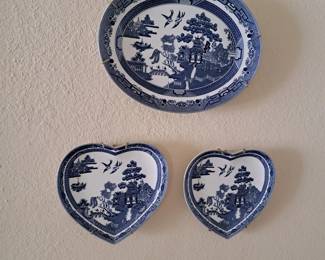 BLUE WILLOW THEME DECOR