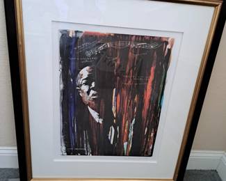 LOUIS ARMSTRONG FRAMED ART