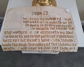 BIBLE VERSE IN EMBROIDERY