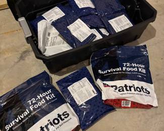 Patriots - survival food meals