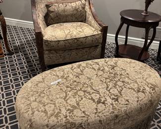 Paul Roberts Chair & Ottoman