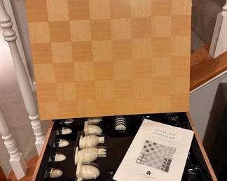 Brand new chess/checkers set