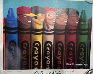 Signed Rene Dickerson poster