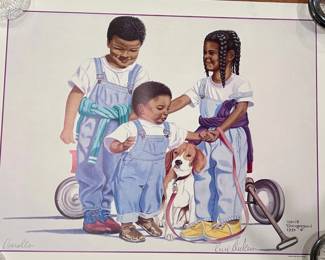 Signed Rene Dickerson poster