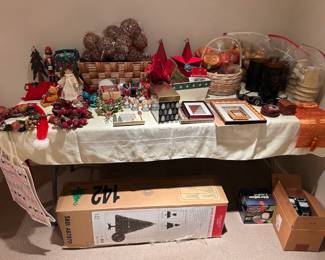 Assorted holiday decor