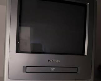 Vintage TV and DVD player