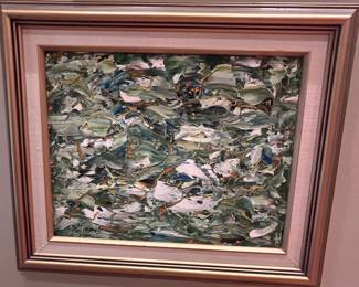 Framed painting