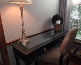 2 drawer wall table