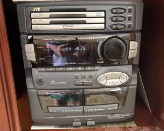 JVC MX-D401T compact music system w/ speakers 