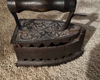 Vintage Coal iron 
