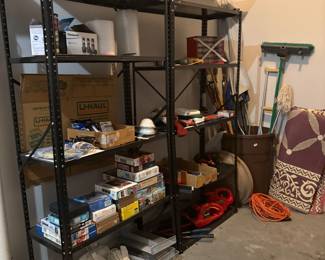 Metal shelving 