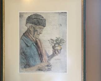 Paul Geissler “Last first snowdrop” art 