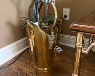 Brass umbrella holder 