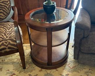 Wood side tables