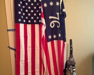 American Flag & 1776 flag 