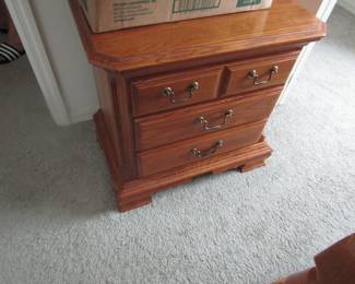 oak night stand