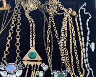 Loren Hope and Porter Lions costume jewelry