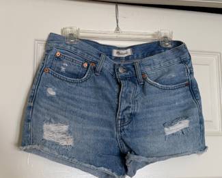 Madewel:l shorts, size 26, XXS romper
