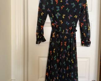 Vintage butterfly dress from Japan, fits a size 4-6