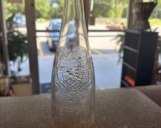 Vintage Garrett & Co Virginia Dare Wine Bottle 1 Quart Embossed Eagle New York