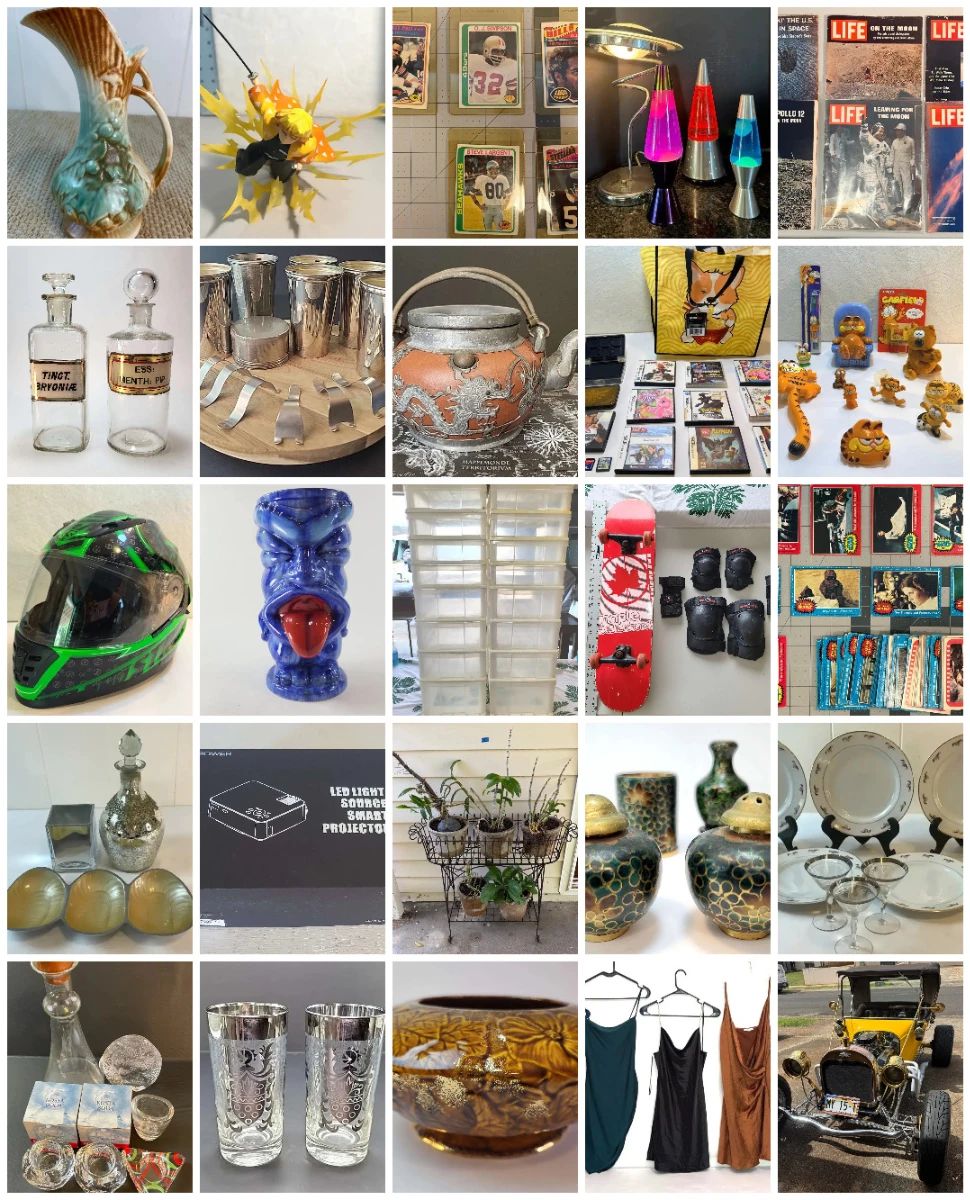 FANTASTIC HAWAII KAI MERCHANT CTBids Online Auction • Bidding Ends 09/10/26 • Pickup 09/12/26 This FANTASTIC auction features a multitude of awesome collectibles including vintage toys, collectible historical pin back buttons, vintage trading cards including sports, Star Wars and more, postage stamps, collectible shoes, art, skateboard decks, collectible ceramics, glass and crystal, plants, great clothing pieces, storage solutions, household goods, furniture, electronics, vintage Life magazines, Asian, Hawaiian and more collectibles including tiki items, Aloha shirts, a Rare 1915 Ford T-Bucket Roadster and so much more! Happy bidding!