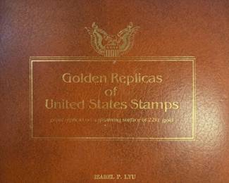 FHM119 - 22kt Golden Replicas Of 1981-1982 United States Stamps Book