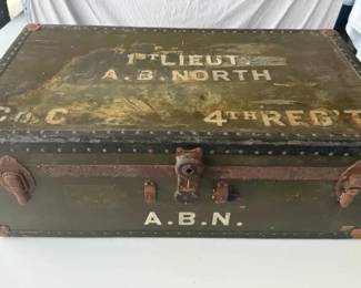 FHM168 - WWII US Military Officer's Footlocker