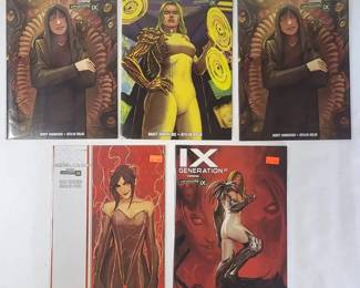 FHM227 - IXth Generation / Aphrodite IX Comic Lot - Image Comics / Top Cow - 2015 - 5 Comic Books