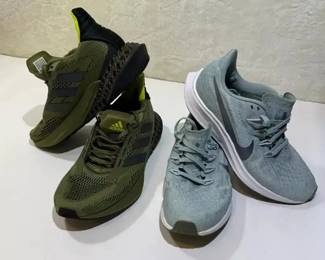 FHM243 - Gently Used Pairs Adidas Pulse and Nike Pegasus Shoes