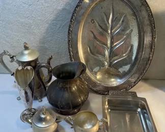 FHM052 - Silver Plated And Stainless Steel Dinnerware
