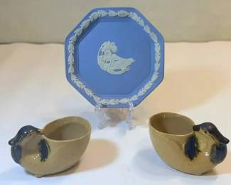 FHM187 - Vintage Wedgwood Diamond Head and Egg holder
