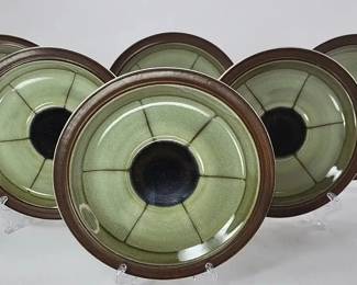 FHM032 - Electra Casual Ceram “Morning” Stoneware Plates Mid-Century Modern