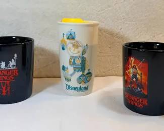 FHM147 - Stranger Things + Disneyland Starbucks Mug Bundle