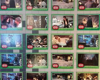 FHM110 - Lot of 20 Vintage Topps Star Wars Series Trading Cards
