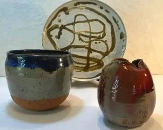 FHM072 - Three Signed Ceramic Pieces