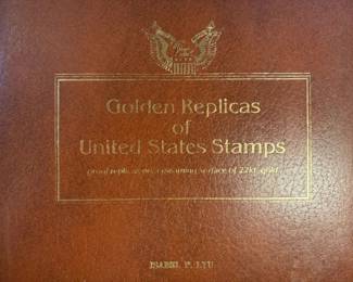 FHM120 - 22kt Golden Replicas Of 1982-1983 United States Stamps