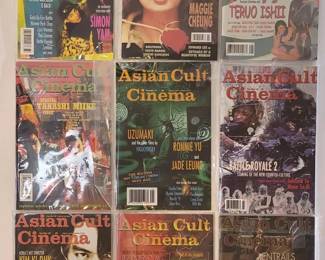 FHM237 - Asian Cult Cinema Magazine Lot – 9 Issues - 2000–2004